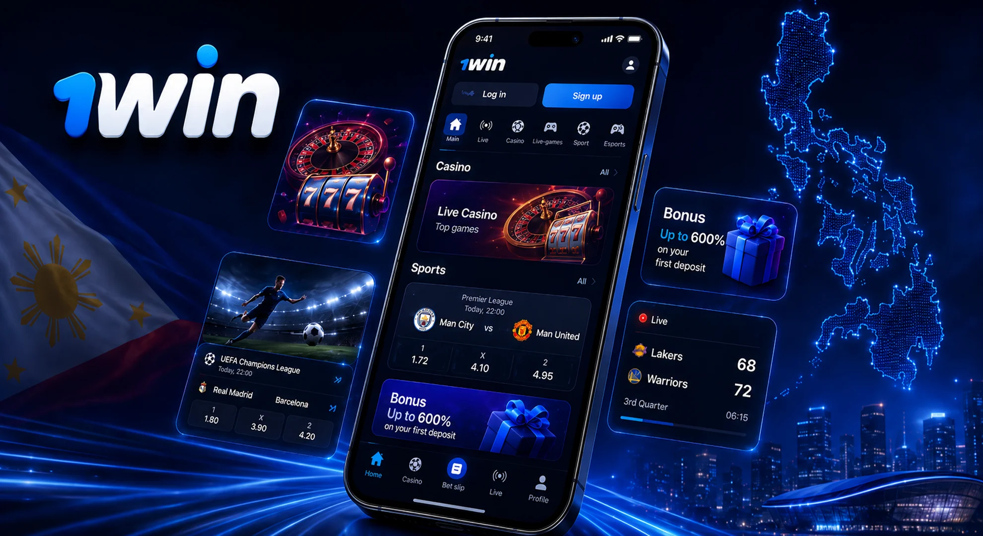 1win app mobile play Philippines